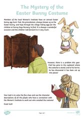 thumbnail of The Mystery of the Easter Bunny Costume Easter Mystery Maths