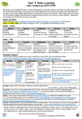 thumbnail of Year 3 Home Learning Activities 13 wc 6th July 2020