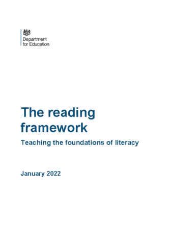 The reading framework – Teaching the foundations of literacy