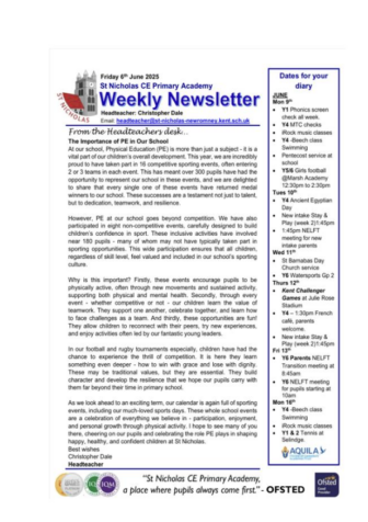 PE Newsletter