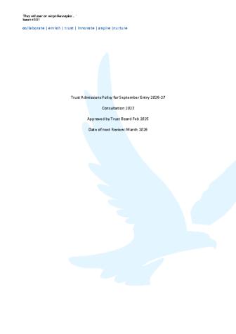 Admissions Policy 2026-27